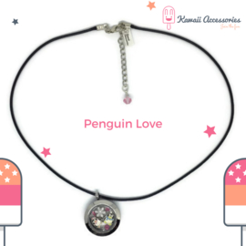 Penguin Love Locket - Kawaii necklace