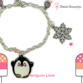 Charming Penguin Charm - Kawaii armband