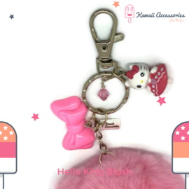 Hello Kitty Blush Pompon - Kawaii bagchain / kawaii keychain