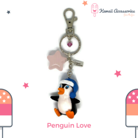 Penguin Love - Kawaii tashanger / kawaii sleutelhanger