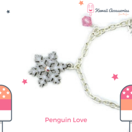 Penguin Love Charm - Kawaii bracelet