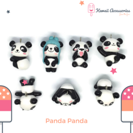 Panda Panda Pompon - Kawaii tashanger / kawaii sleutelhanger