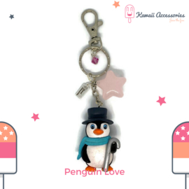 Penguin Love - Kawaii tashanger / kawaii sleutelhanger