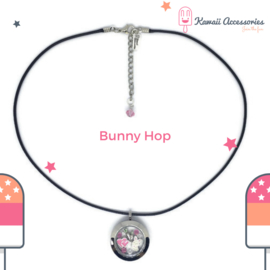 Bunny Hop Locket - Kawaii necklace