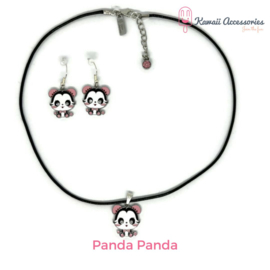 Charming Panda Panda - Kawaii accessories set