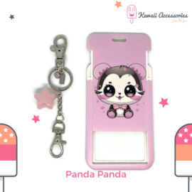 Panda Panda ID - Kawaii bagchain/ kawaii keychain / kawaii cardholder