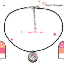 Unicorn Crush Locket - Kawaii necklace