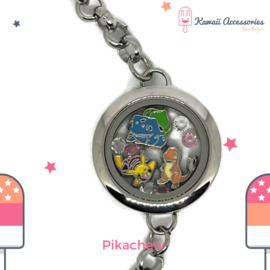 Pikachew Locket - Kawaii bracelet