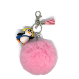 Penguin Love  Pompon - Kawaii tashanger / kawaii sleutelhanger