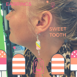 Sweet Tooth Marshmallow - Kawaii oorbellen