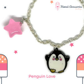 Charming Penguin Charm - Kawaii armband