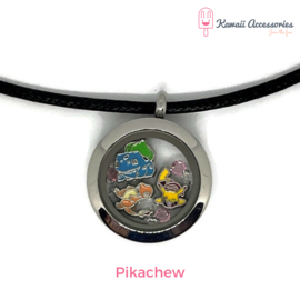 Pikachew Locket - Kawaii necklace