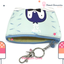 Penguin Love - Kawaii portemonnee / kawaii make up tasje