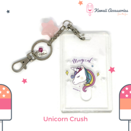 Unicorn Crush ID - Kawaii bagchain/ kawaii keychain / kawaii cardholder
