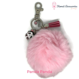 Charming Panda Panda Pompon - Kawaii bagchain/ kawaii keychain