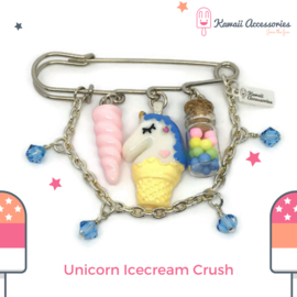 Unicorn Crush Rainbow - Kawaii brooch