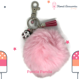 Charming Panda Panda Pompon - Kawaii bagchain/ kawaii keychain
