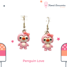 Penguin Love - Kawaii earrings