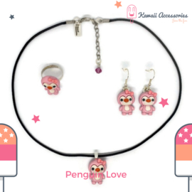 Penguin Love - Kawaii accessories set