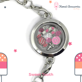 Sweet Tooth Locket - Kawaii bracelet