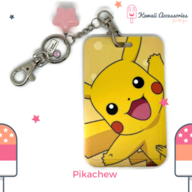 Pikachew - Kawaii bagchain/ kawaii keychain / kawaii cardholder