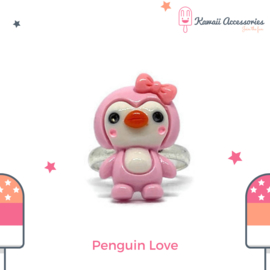 Penguin Love - Kawaii ring