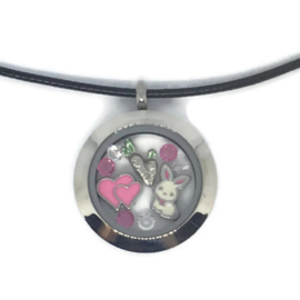 Bunny Hop Locket - Kawaii necklace