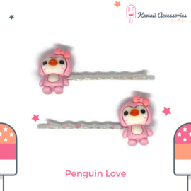 Penguin Love - Kawaii hairpins