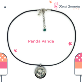 Panda Panda Locket - Kawaii necklace