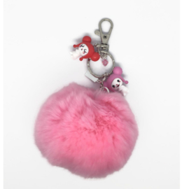 Bunny Hop Pompon - Kawaii tashanger / kawaii sleutelhanger