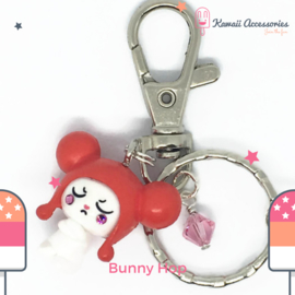 Bunny Hop Pompon - Kawaii bagchain / kawaii keychain