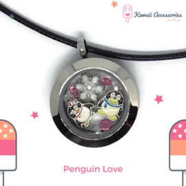 Penguin Love Locket - Kawaii ketting