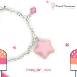 Penguin Love Charm - Kawaii armband