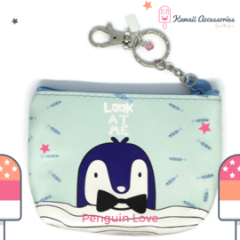 Penguin Love - Kawaii portemonnee / kawaii make up tasje