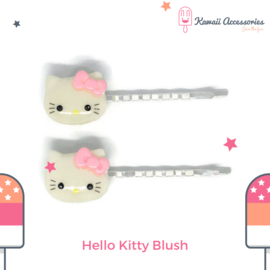 Hello Kitty Blush - Kawaii hairpins