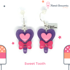 Sweet Tooth Lollipop - Kawaii  earrings