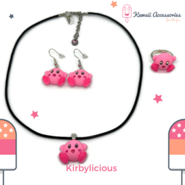 Kirbylicious - Kawaii jewelry set