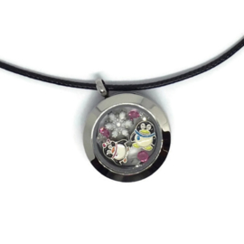 Penguin Love Locket - Kawaii necklace