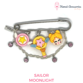 Sailor Moonlight - Kawaii brooch