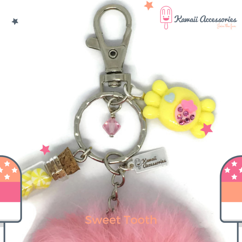 Sweet Tooth Candy - Kawaii bagchain / kawaii keychain