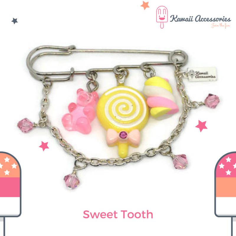 Sweet Tooth - Kawaii broche