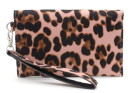 Mini clutch "panther" - oud roze