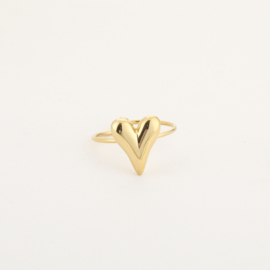 Ring Heart Goud
