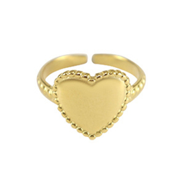 Ring Hart - Goud