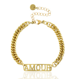 Armband Chain Amour Goud