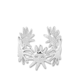 Ring Stainless Steel Sun Zilver