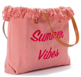 Beach Bag Summer Vibes - Roze
