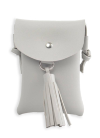 Crossbody "tassel" - grijs