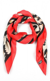 Sjaal "Panther" - rood