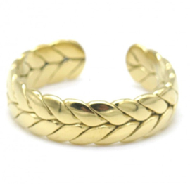Ring "braided" - goud